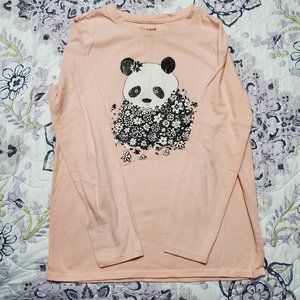 Two big girls long sleeve shirts size 10-12